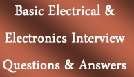 أسئلة مقابلة مهندسين الكهرباء